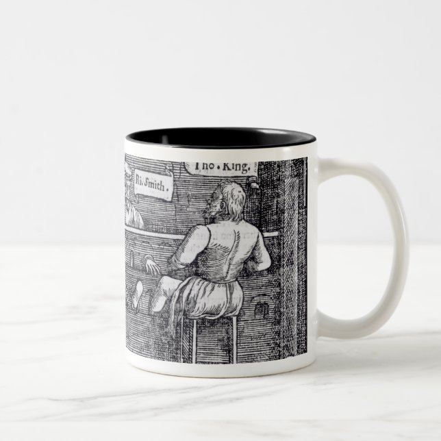 Prisoners in the Lollards' Tower Two-Tone Coffee Mug (Right)