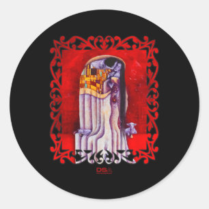Prisoners Of A Kiss - Frame Version Classic Round Sticker