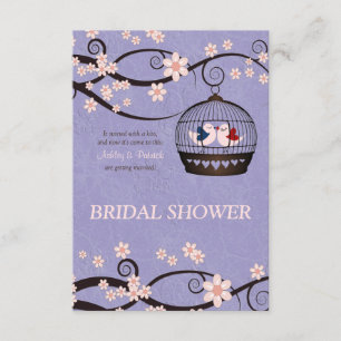 Prisoners of Love Violet Bridal Shower Invitation