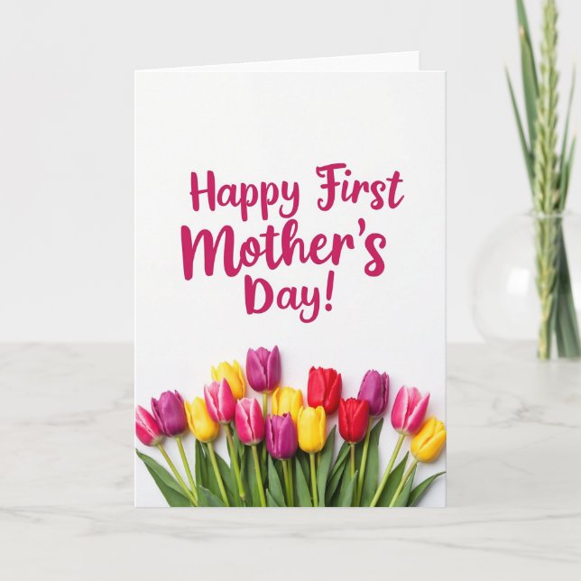 Pristine Floral Greeting Card (Front)