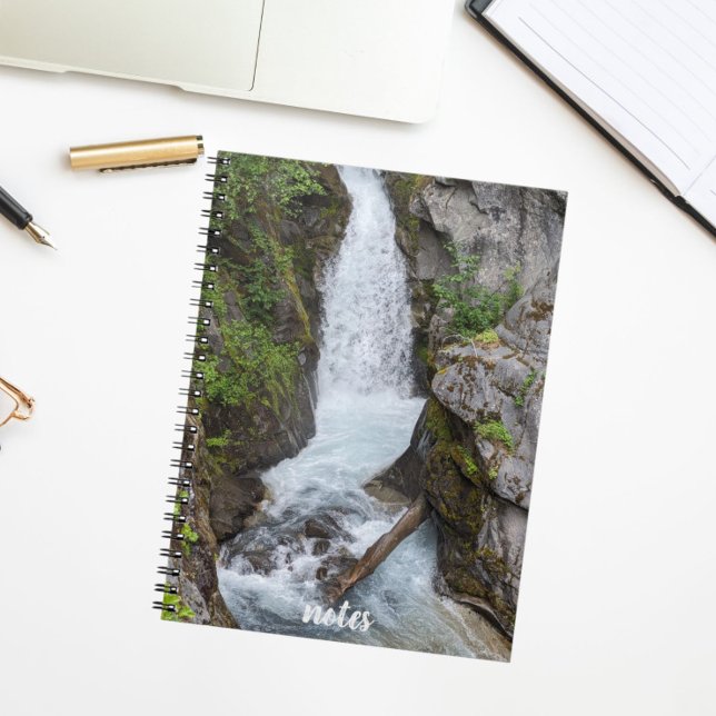 Pristine Waterfall Landscape Photo Notebook (In Situ)