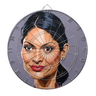 Priti Patel 1 Dartboard
