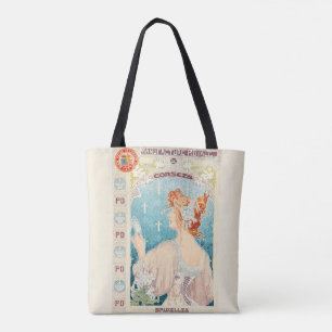 Privat Livemont - Real Manufacture of Corsets Tote Bag