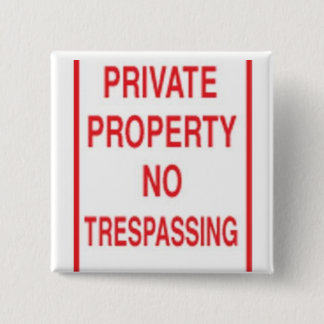 private 15 cm square badge