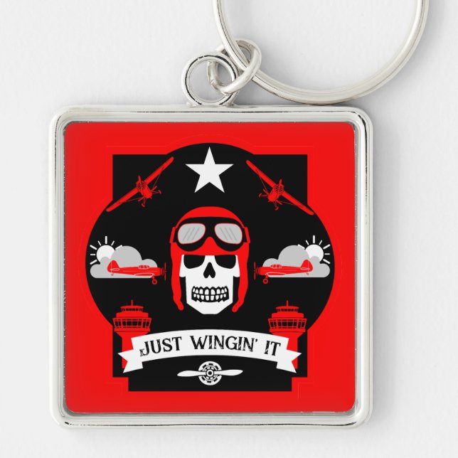Private And Commercial Pilot Gift Key Ring (Front)