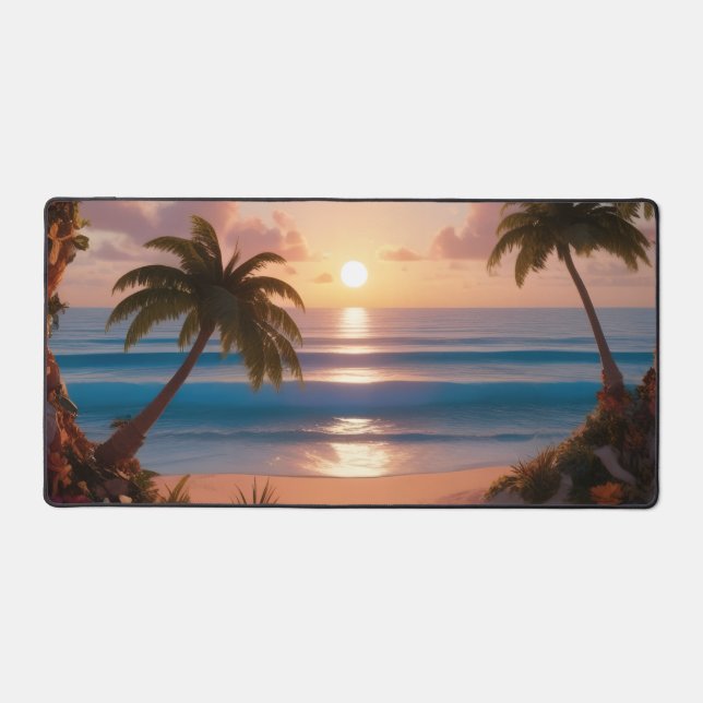 Private Beach Desk Mat (Front)