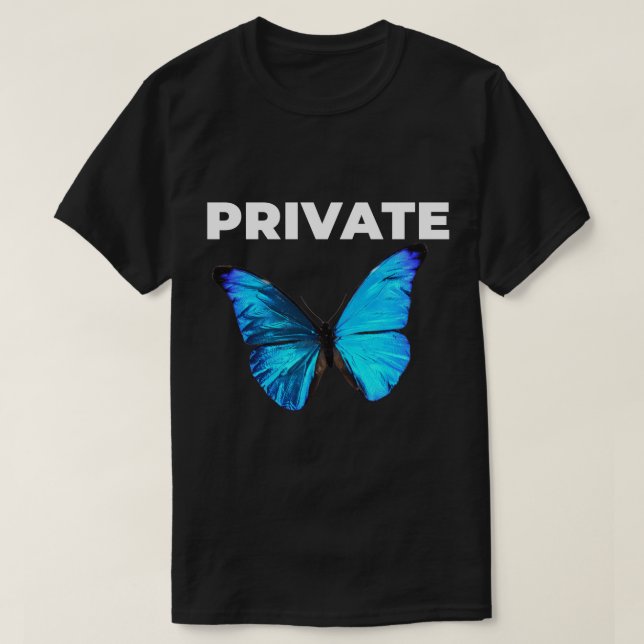 Private Butterfly Club Worldwide Europe Earth Trav T-Shirt (Design Front)