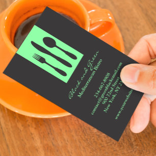 Private Chef Catering Business Card Template
