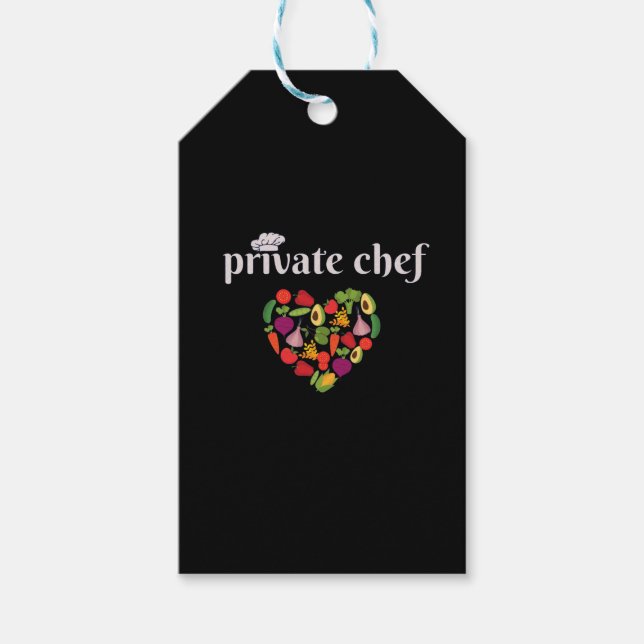 Private Chef  Gift Tags (Front)
