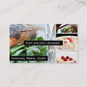 Private Chef Services   Catering Business Card