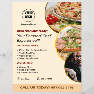 Private Chef Services Custom Flyer