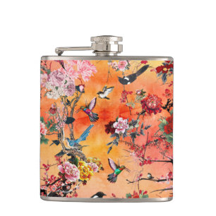 Private Chinese Garden (II) Hip Flask