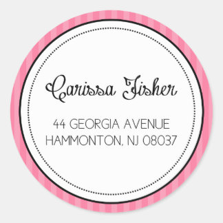 private classic round sticker