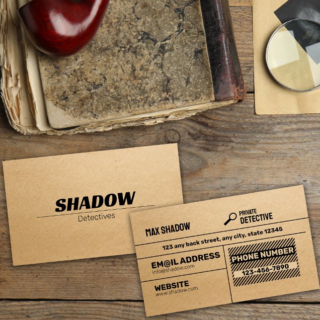 Private Detective Agency  Business Card (Creator Uploaded)