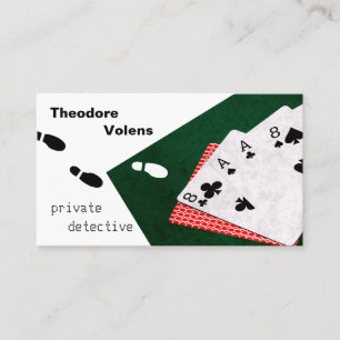Private detective funny customisable business card
