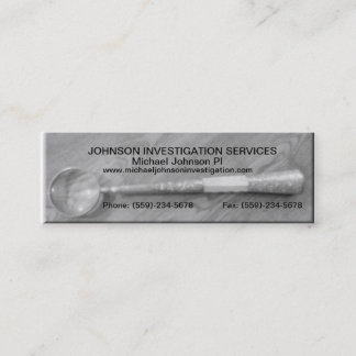 Private Investigation Business Card