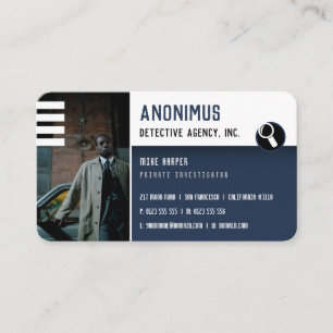 Private Investigations Detective Professional Business Card