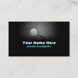 Private Investigator Business Cards
