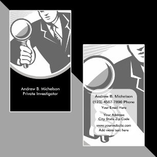 Private Investigator Business Cards
