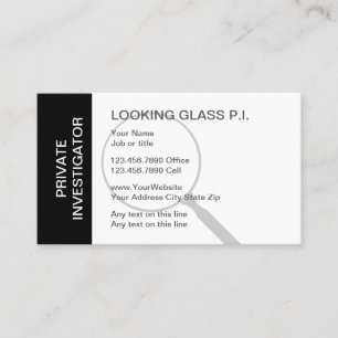 Private Investigator Business Cards
