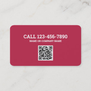 Private Investigator Detective QR Code Business Card