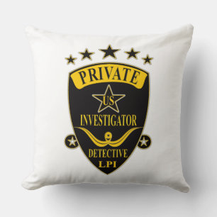 Private Investigator Pillow