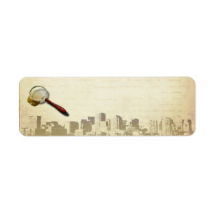 Private Investigator Return Address Label