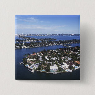 Private Island homes of Biscayne Bay, Star 15 Cm Square Badge