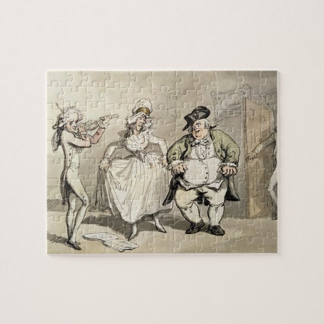 Private practice previous to the ball, from 'Scene Jigsaw Puzzle (Horizontal)