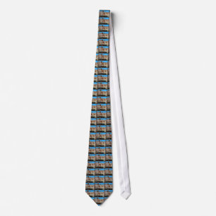 private property blue pattern tie