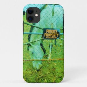 Private Property, Horse iPhone 11 Case