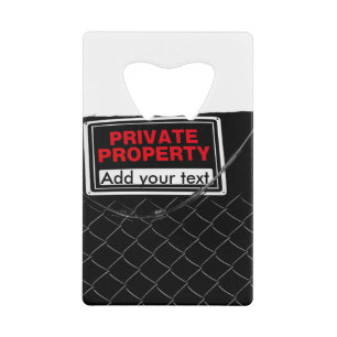 Private Property Sign - Customisable