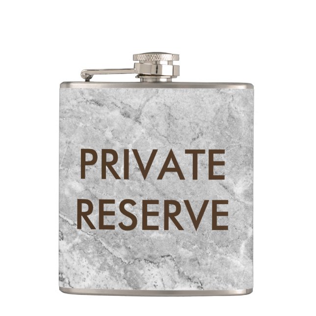 Private Reserve Grey & Brown Granite Flask (Front)