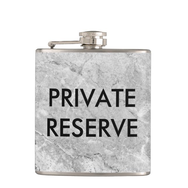 Private Reserve Grey Granite Flask (Front)