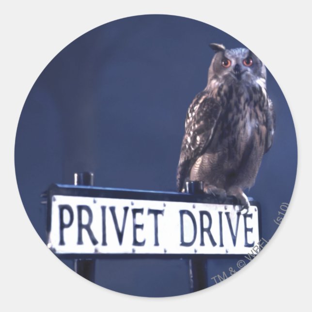 Privet Drive Classic Round Sticker (Front)