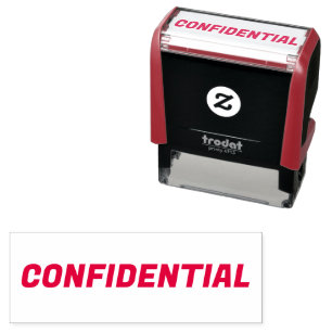 Privileged Confidential Custom Self-Inking Stamp