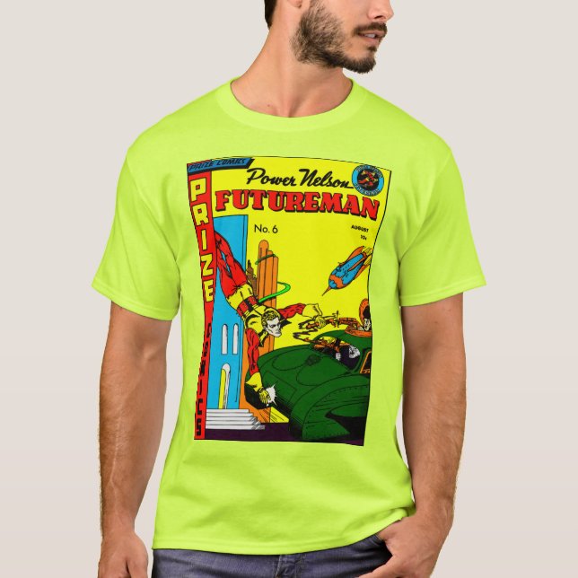 PRIZE Comics: FUTUREMAN T-Shirt (Front)