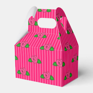 Prncess Rosebud Stripes-5-GABLE FAVOR BOX
