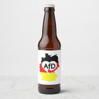Pro AFD Deutschland | Spruch Alternative T-Shirt Beer Bottle Label