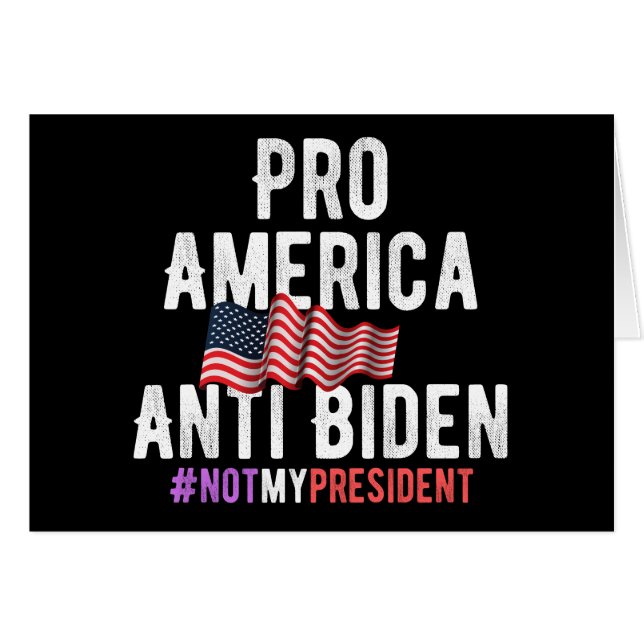 PRO AMERICA ANTI BIDEN (Front Horizontal)