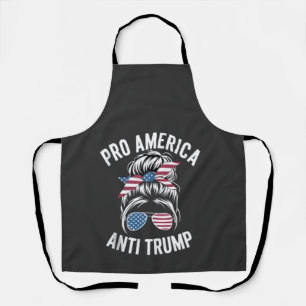 Pro-America Anti-Trump American USA Flag Resist Apron