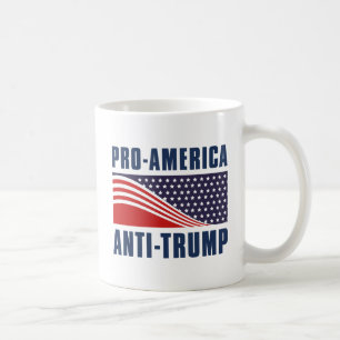 Pro- America Anti Trump Coffee Mug