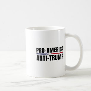 Pro-america Anti-trump Flag Coffee Mug