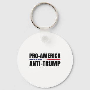 Pro-america Anti-trump Flag Key Ring