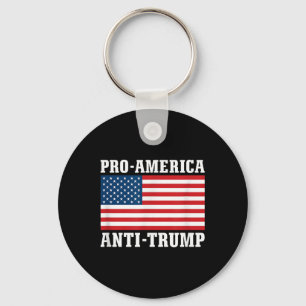 Pro-america Anti-trump Key Ring