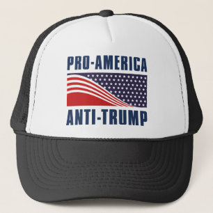 Pro-America Anti Trump Trucker Hat