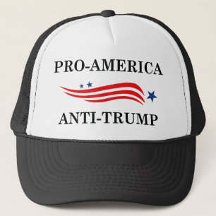 Pro-America Anti-Trump Trucker Hat