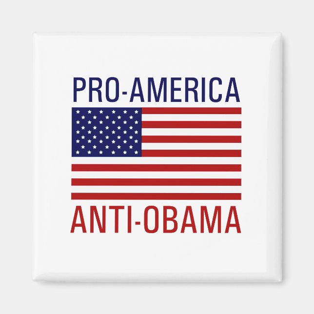 PRO-AMERICAN ANTI-OBAMA MAGNET (Front)