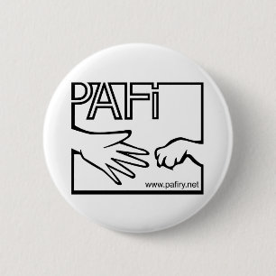 Pro Animals Finland BW Logo button
