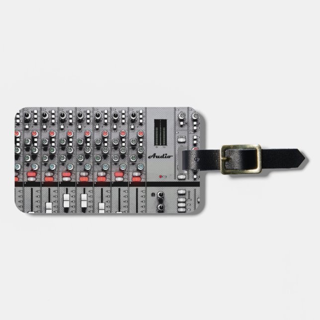 Pro Audio Mixer Luggage Tag (Front Horizontal)